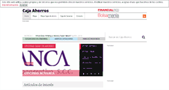Desktop Screenshot of caja-ahorros.es
