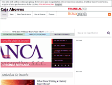 Tablet Screenshot of caja-ahorros.es